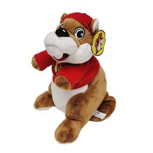 Buc-ee's Beaver 12" Plush Stuffed Animal Mascot  JAAG with Shirt and Cap NEW NWT